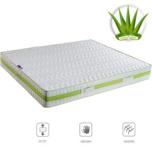 Saltea memory cu Aloe Vera 80x200 cm Supreme Luxe